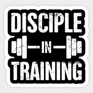 Gift For Christian Workout Gym Bodybuilder Sticker